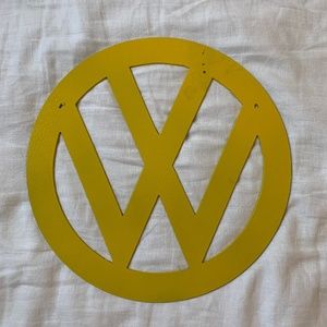 Metal VW sign